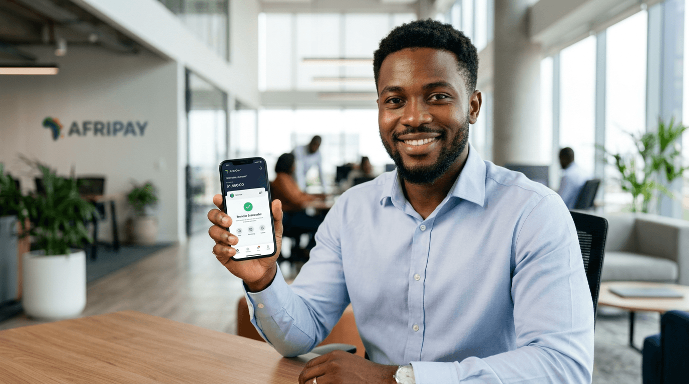 African Professional using phone